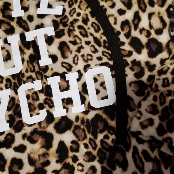 NWT Cute but Psycho crop hoodie - Picture 2 of 4